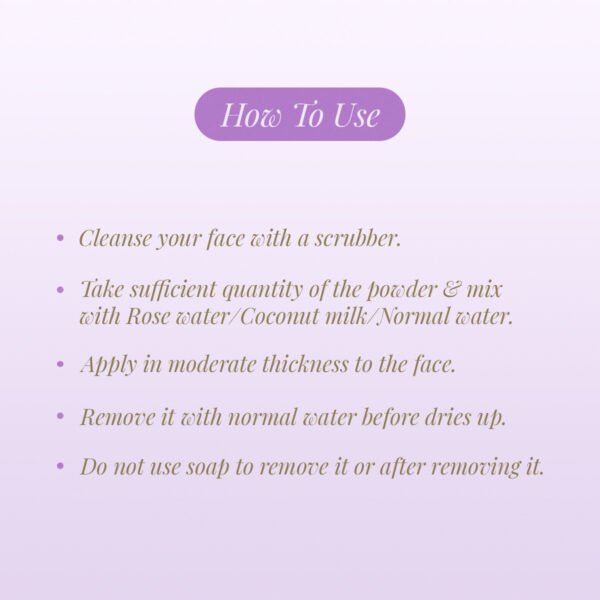 Flawless skin face pack - Image 3