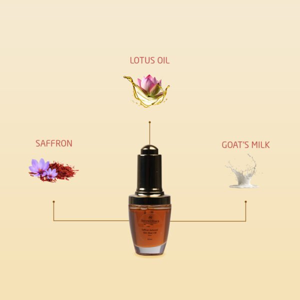 Saffron infused skin elixir oil - Image 2